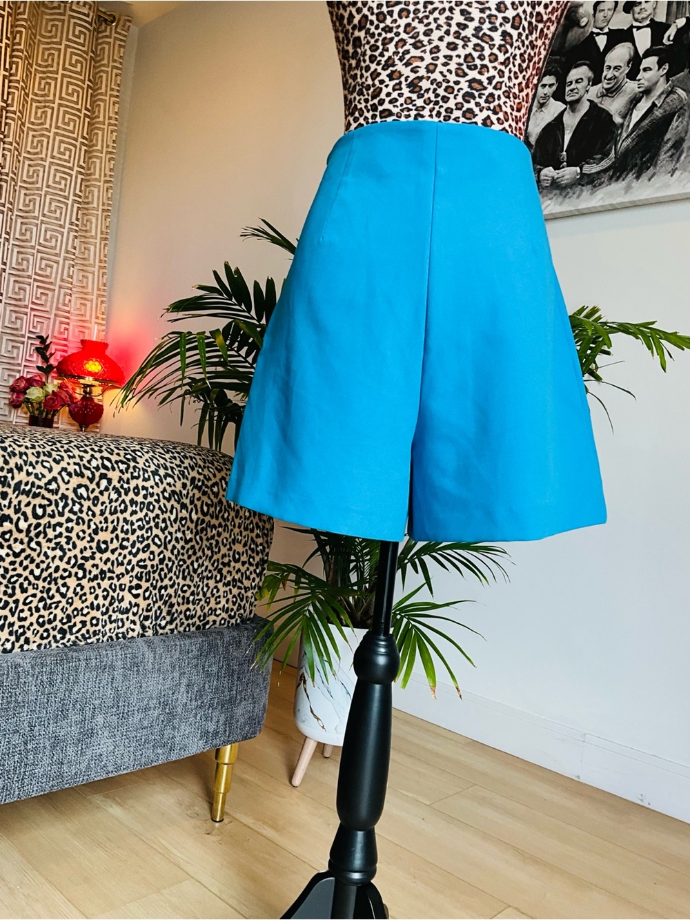 ZARA Blue Sailor Shorts - Picture 5 of 8